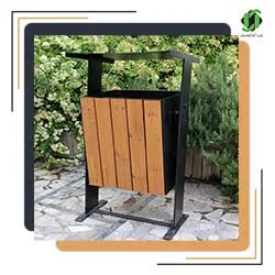 سطل زباله چوبی ترموودی | زیبایی و دوام در کنار هم